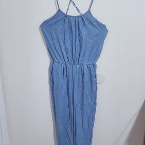 Denim Jumpsuit, It Has Pockets!!! Unlabeled
